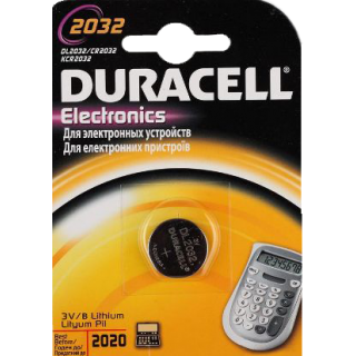 Элемент питания Duracell CR2032 3V 1шт